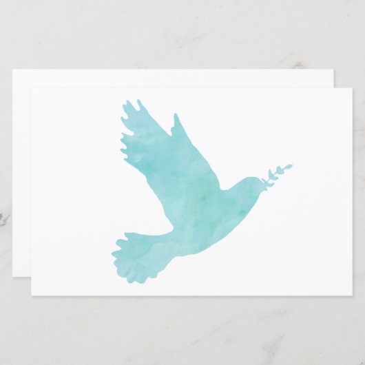 Wasserfarbenblauer Taube (Vorne/Hinten)