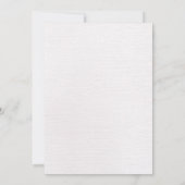 Wasserfarbenblüte Hochzeit Einladung (Rückseite)