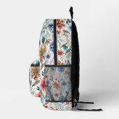 Wasserfarbenblüten Bedruckter Rucksack (Rechts)