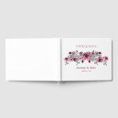 Wasserfarbenblüten Gästebuch (Voll)