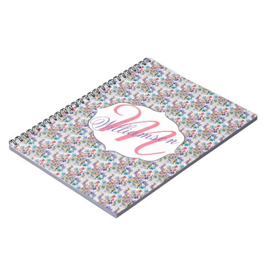 WASSERFARBENBODENMUSTER NOTIZBLOCK (Linke Seite)