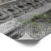 Wasserfarbenbridge im Central Park New York Poster (Ecke)