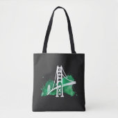 Wasserfarbenbrücke Tasche (Vorderseite)