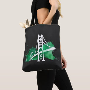 Wasserfarbenbrücke Tasche