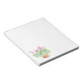 Wasserfarbencyclamen Notizblock (angewinkelt)