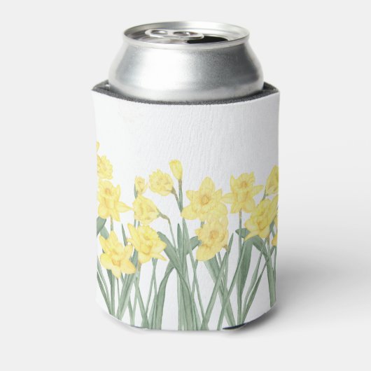 Wasserfarbendaffodin Dosenkühler (Kanne Rückseite)