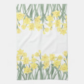 Wasserfarbendaffodin Geschirrtuch (Vertikal)