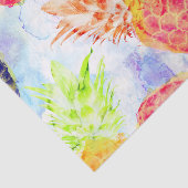 Wasserfarbendekoupage des tropischen Ananas Seidenpapier (Ausschnitt)