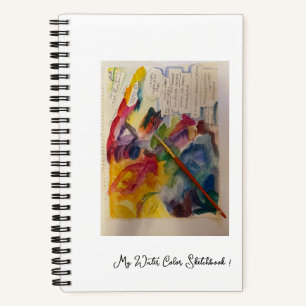 Wasserfarbendiagramm Notizblock