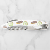 WasserfarbenDonuts Handgemalt Whimiskales Muster Kellnermesser (Rückseite)