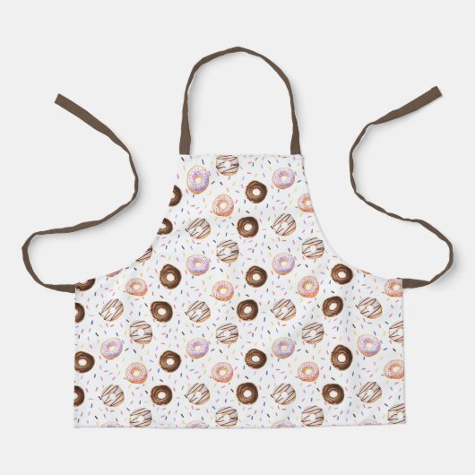 WasserfarbenDonuts Muster Schürze (Vorderseite)