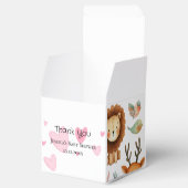 Wasserfarbendoodles Danke Geschenkschachtel (Geöffnet)