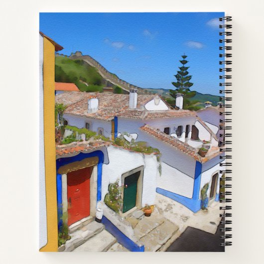 Wasserfarbendorf Notizbuch (Rückseite)