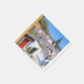 Wasserfarbendorf Serviette (Ecke)