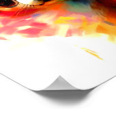 Wasserfarbendoster Poster (Ecke)