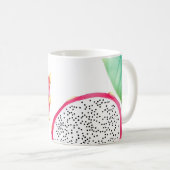 Wasserfarbendrache Frucht in fett gefärbten Farben Kaffeetasse (VorderseiteRechts)