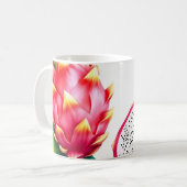 Wasserfarbendrache Frucht in fett gefärbten Farben Kaffeetasse (Vorderseite Links)