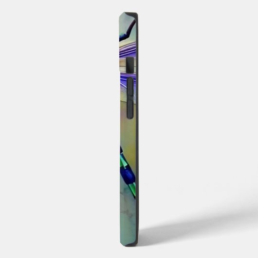 Wasserfarbendrachenfliege, personalisieren Case-Mate iPhone hülle (Rückseite / Links)