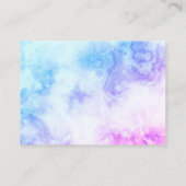 Wasserfarbendünder nach Maß Visitenkarte (Rückseite)