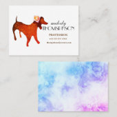 Wasserfarbendünder nach Maß Visitenkarte (Vorne/Hinten)