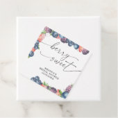 Wasserfarbene Beeren - Süßbeerentext Geschenkanhänger (Beispiel)