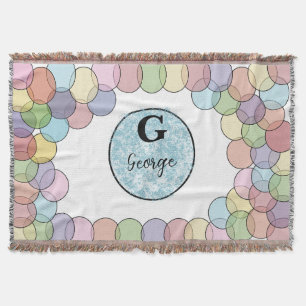 Wasserfarbene benutzerdefinierte Baby-Decke Decke