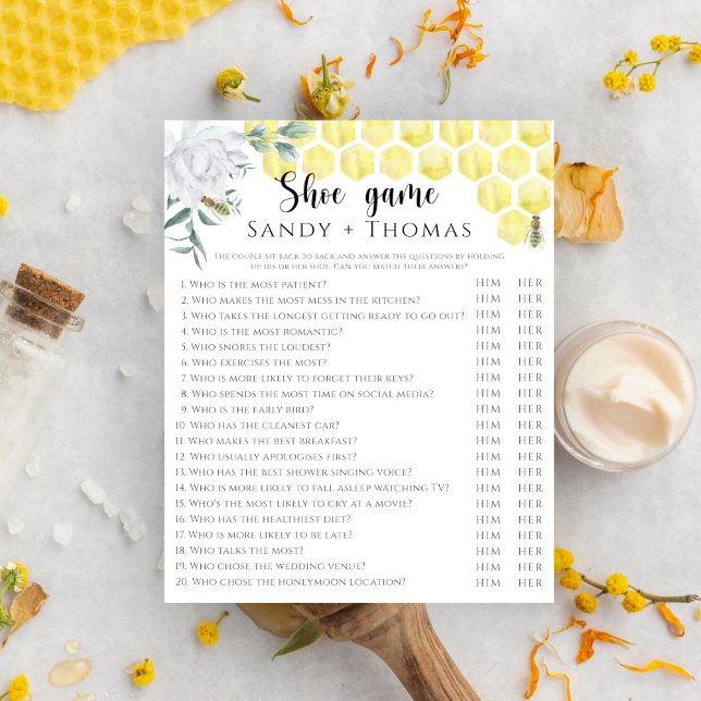 Wasserfarbene Biene - Brautparty-Spiel (Von Creator hochgeladen)