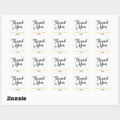 Wasserfarbene Biene Danke Stickers (Blatt)