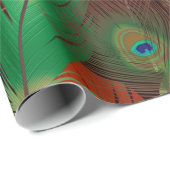 Wasserfarbene Bird Feathers Art Geschenkpapier (Rolleneckpunkt)