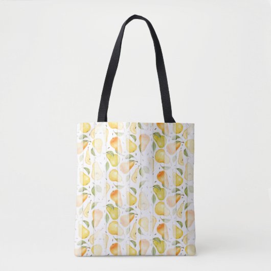 Wasserfarbene Birne Frische Frucht Muster Tasche (Vorderseite)