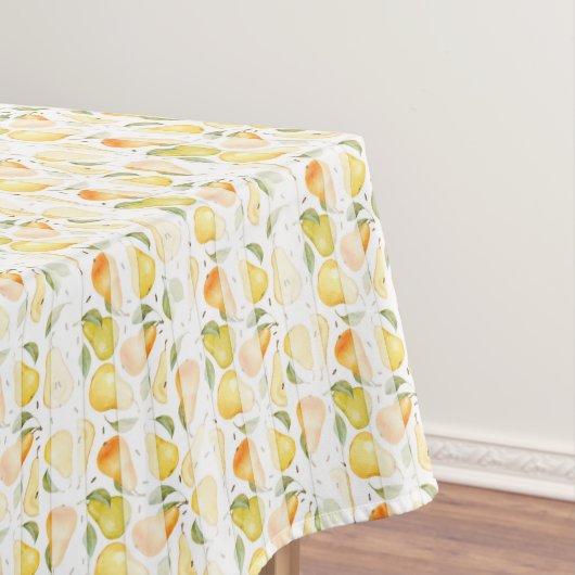 Wasserfarbene Birne Frische Frucht Muster Tischdecke (Beispiel)