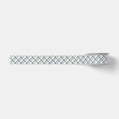 Wasserfarbene Blaubeermuster-Schleife Ripsband (Vorderseite)