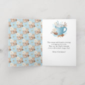 Wasserfarbene Blaue Cookies und heiße Kakaojause (Innen Abgelegt)