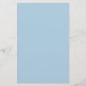 Wasserfarbene Blume für Teacup Baby Brunch Einladu (Rückseite)