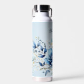 Wasserfarbene Blumen Wasserflasche Trinkflasche (Vorne)