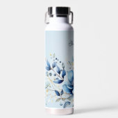 Wasserfarbene Blumen Wasserflasche Trinkflasche (Vorne)