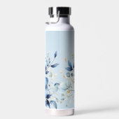 Wasserfarbene Blumen Wasserflasche Trinkflasche (Rechts)