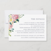 Wasserfarbene Blütengrün Elegante Details Einladung (Vorderseite)