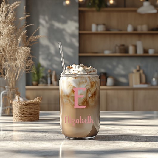 Wasserfarbene Bücher mit Namen Dosenglas