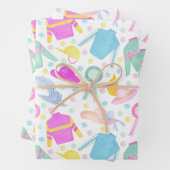 Wasserfarbene Derby Jerseys & Hats Geschenkpapier Set (Beispiel)
