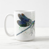 Wasserfarbene Dragonfly-Tasse Kaffeetasse (Links)