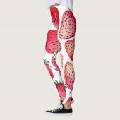 Wasserfarbene Erdbeeren Muster. Leggings (Links)