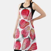 Wasserfarbene Erdbeeren Muster. Schürze (InSitu)