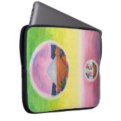Wasserfarbene Fantasy Dimensions Pyramide Dream We Laptopschutzhülle (Vorne Rechts)
