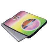 Wasserfarbene Fantasy Dimensions Pyramide Dream We Laptopschutzhülle (Vorne Knopf)