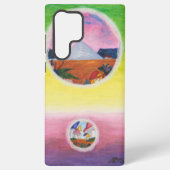 Wasserfarbene Fantasy Dimensions Pyramide Dream We Samsung Galaxy Hülle (Rückseite)