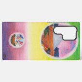 Wasserfarbene Fantasy Dimensions Pyramide Dream We Samsung Galaxy Hülle (Rückseite (Horizontal))