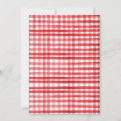 Wasserfarbene Farm - Babydusche Einladung (Rückseite)