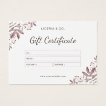 Wasserfarbene Feminine Elegantes Geschenk