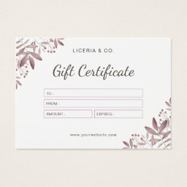 Wasserfarbene Feminine Elegantes Geschenk